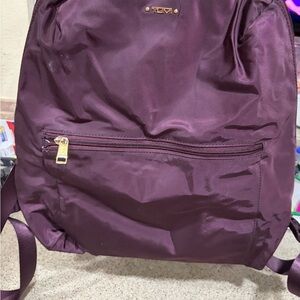 Tumi Eggplant Backpack